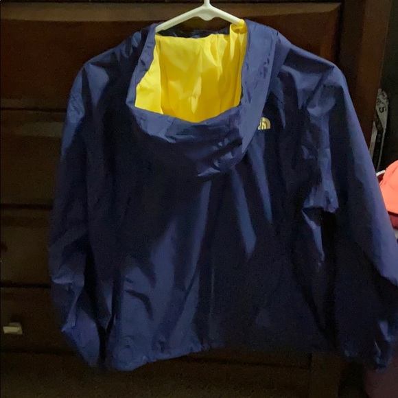 Blue and yellow north face jacket - Picture 2 of 2